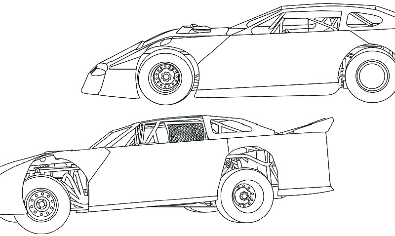 late model coloring pages - photo #19